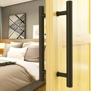 NWT, commercial grade304 stainless steel brushed black matte 60” door pulls NWT